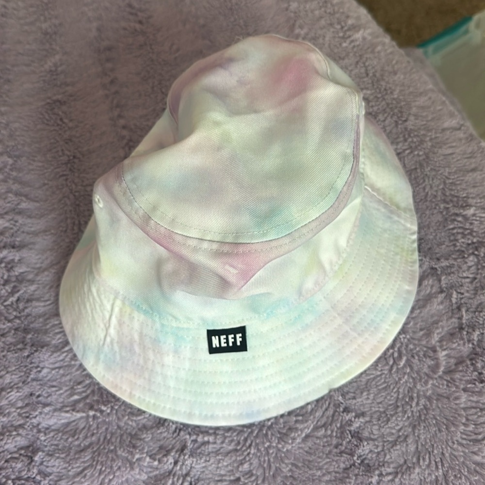 Neff pastel watercolor bucket hat